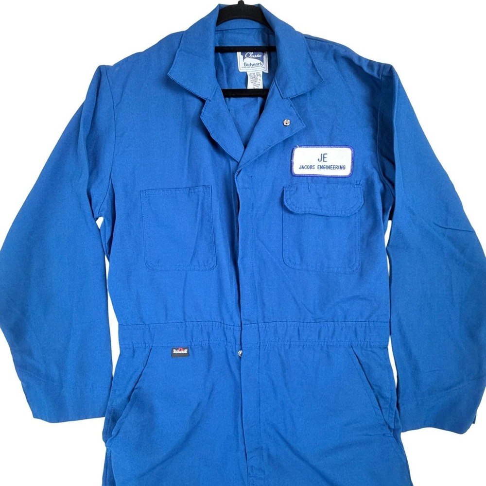 Vintage 90s Bulwark Nomex IIIA FR Coveralls 44 Made USA Flame Resistant Workwear